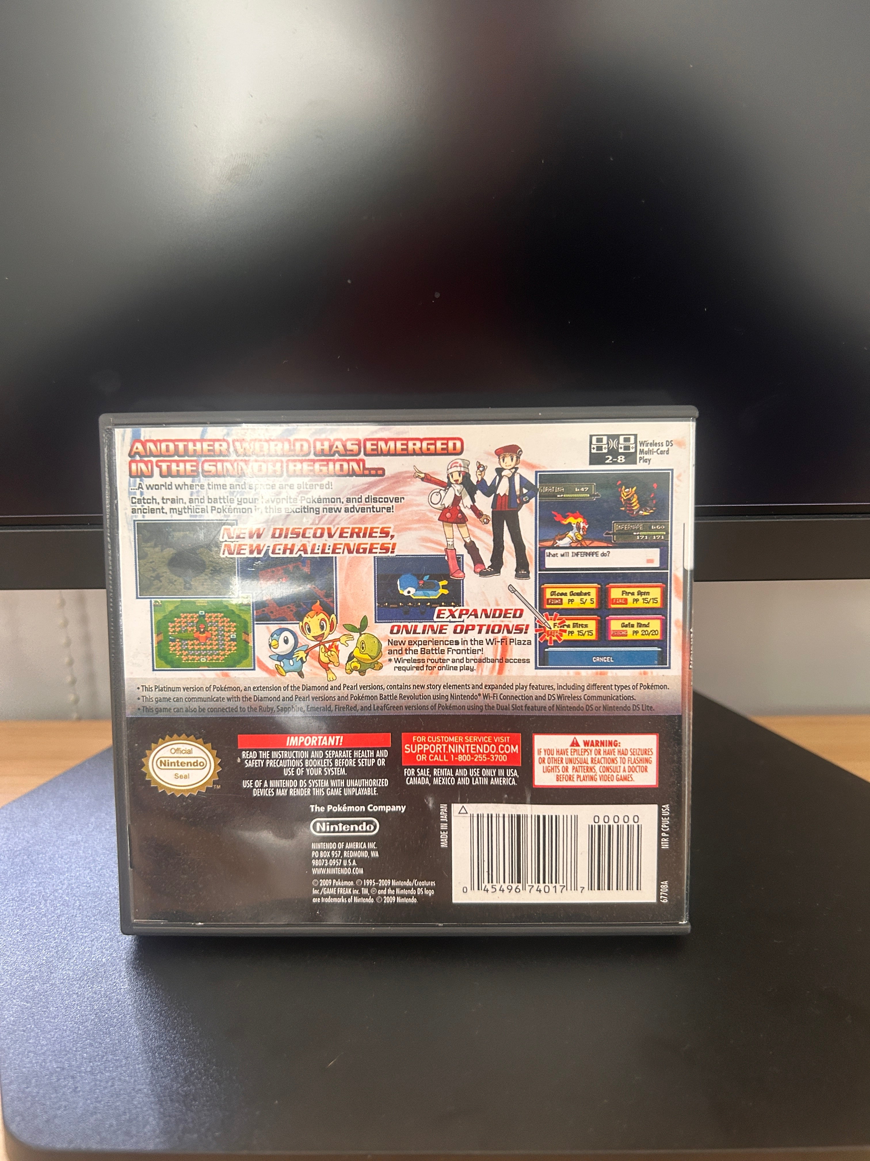 Pokémon: Platinum - Nintendo DS - Complete w Manual,  TESTED, USA Version
