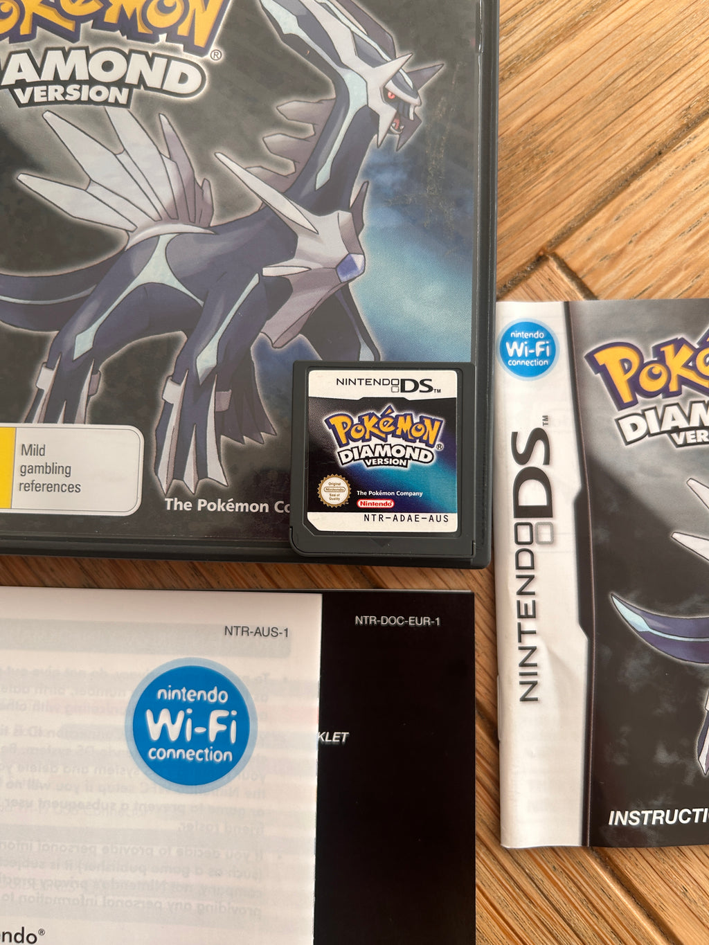 Pokemon Diamond Version Nintendo DS PAL AUS Complete Tested Genuine