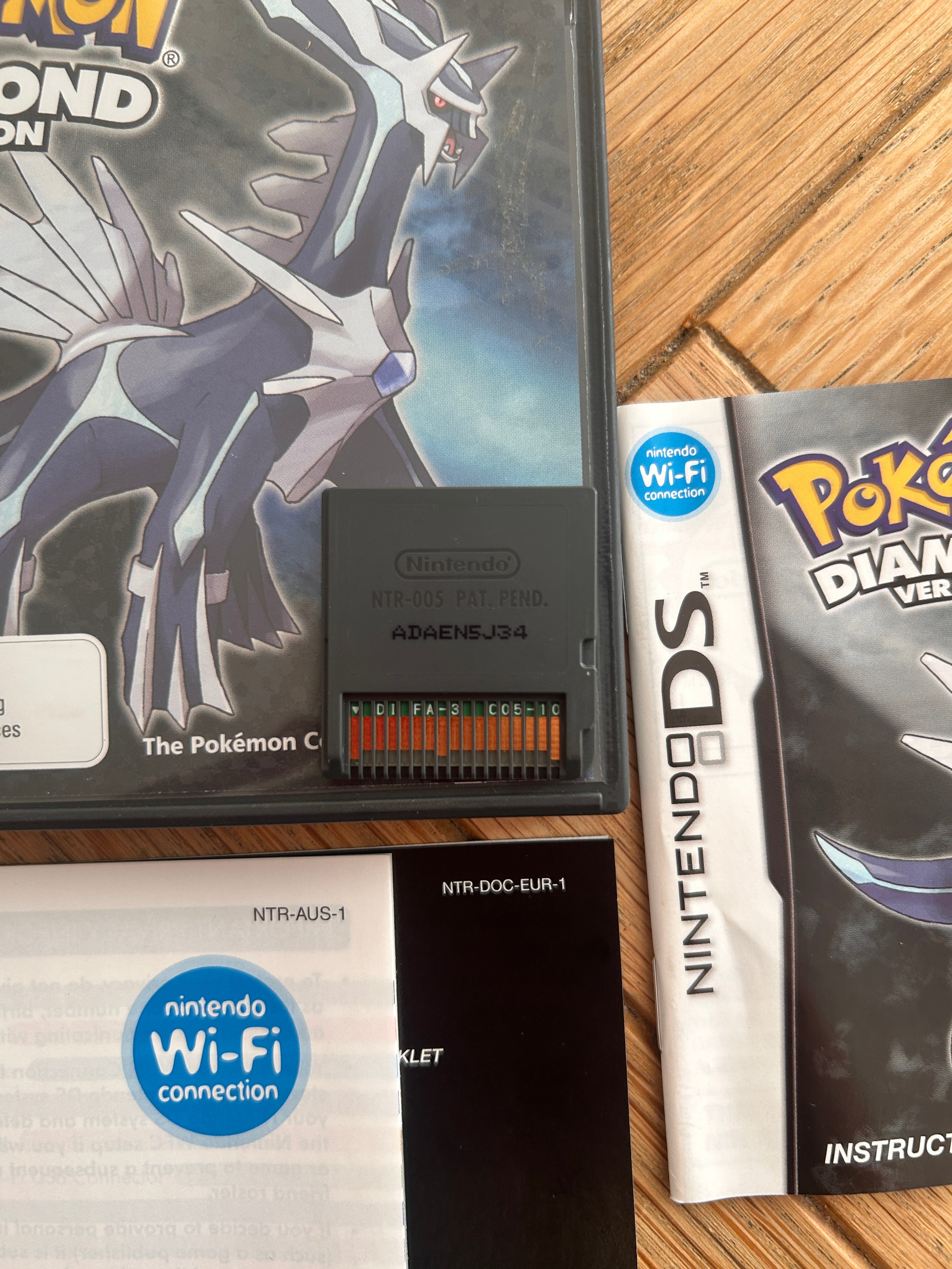 Pokemon Diamond Version Nintendo DS PAL AUS Complete Tested Genuine