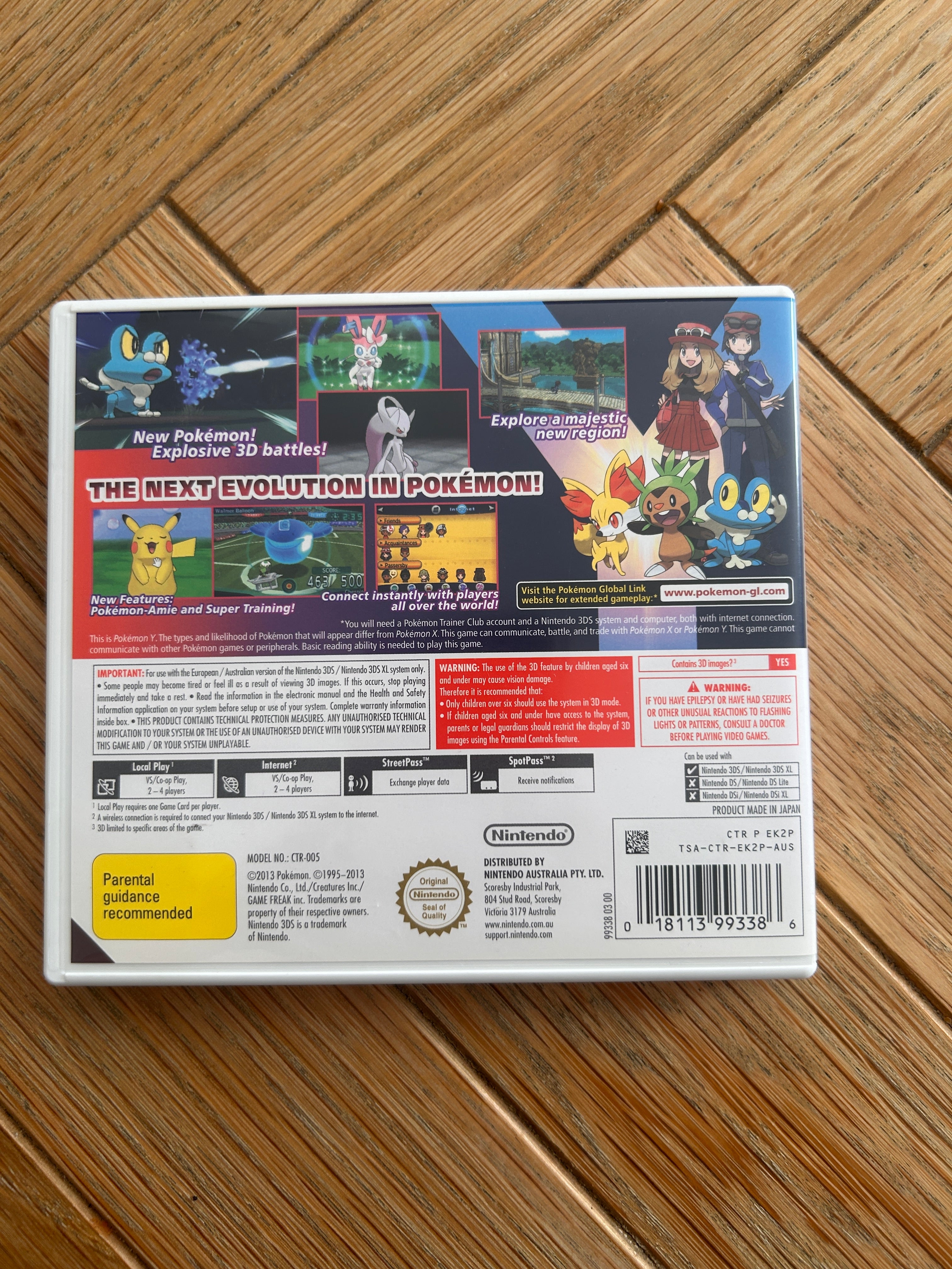 Pokemon Moon for Nintendo 3DS - Complete - AUS PAL