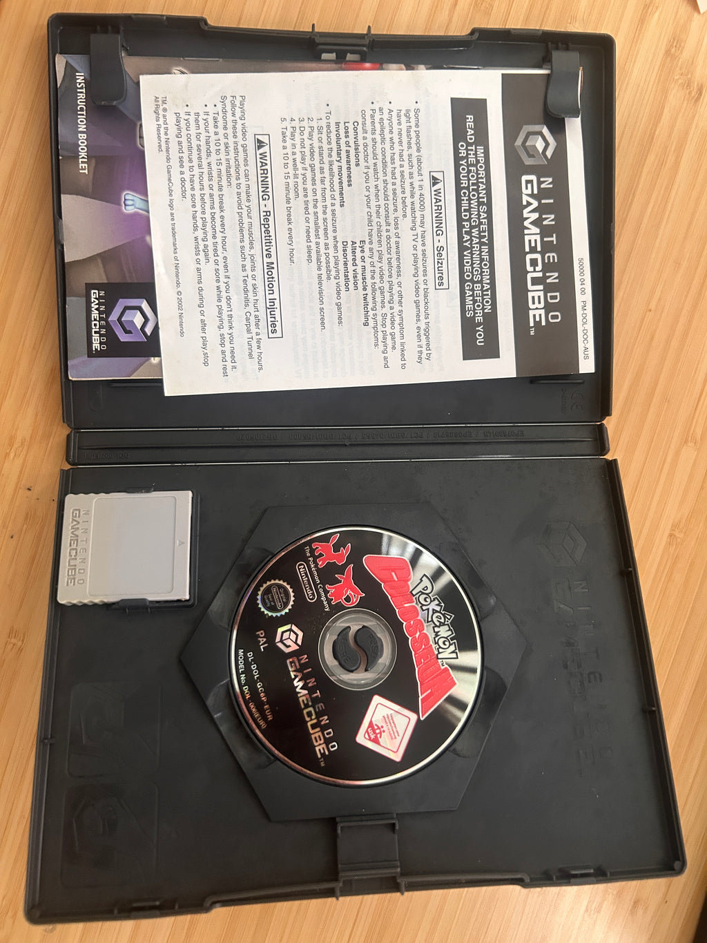 Pokemon Colosseum - Nintendo Gamecube CIB - Very Good Condition - Free Postage