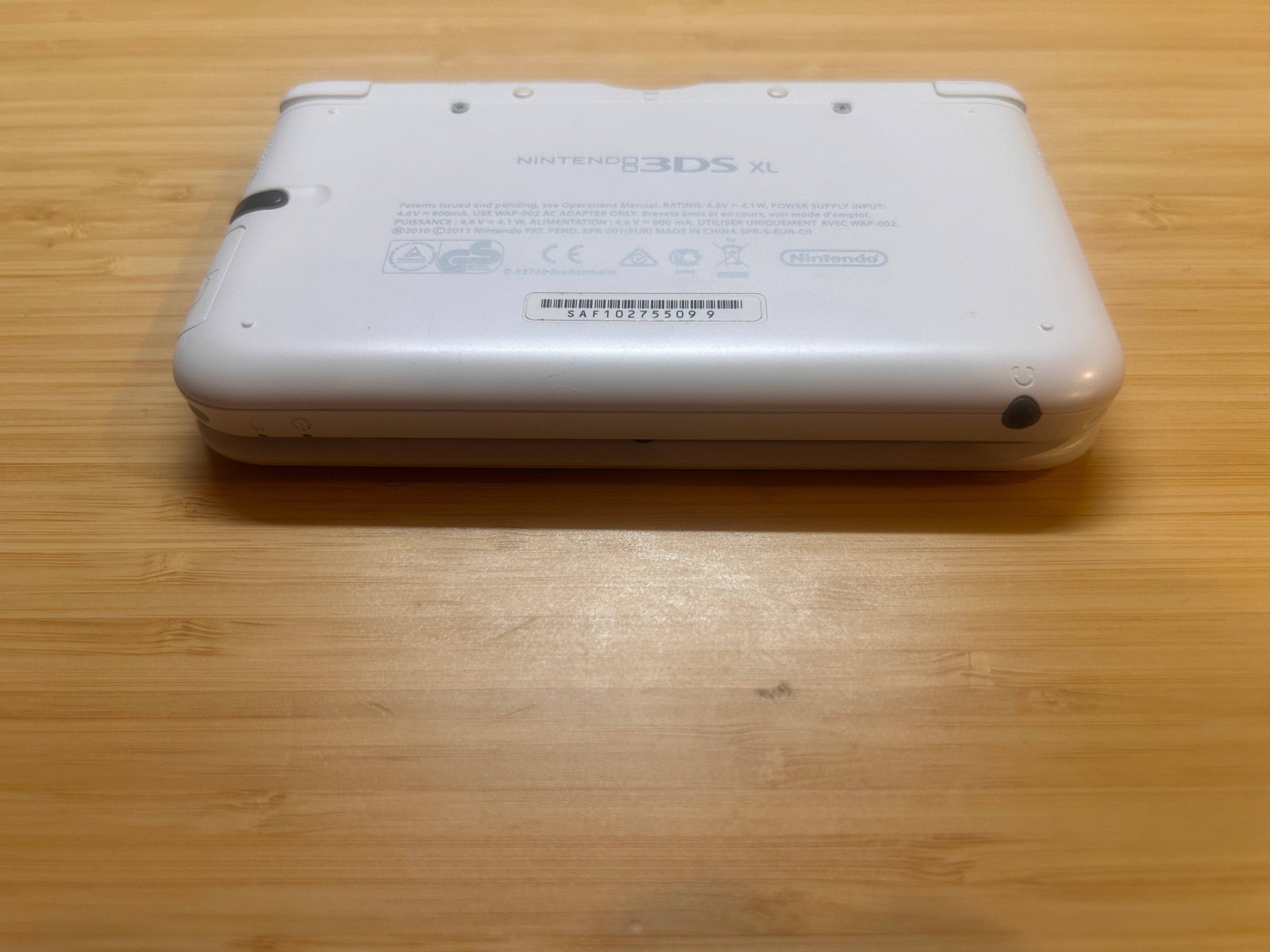[Excellent] White Nintendo 3DS XL Console, PAL Region with Stylus