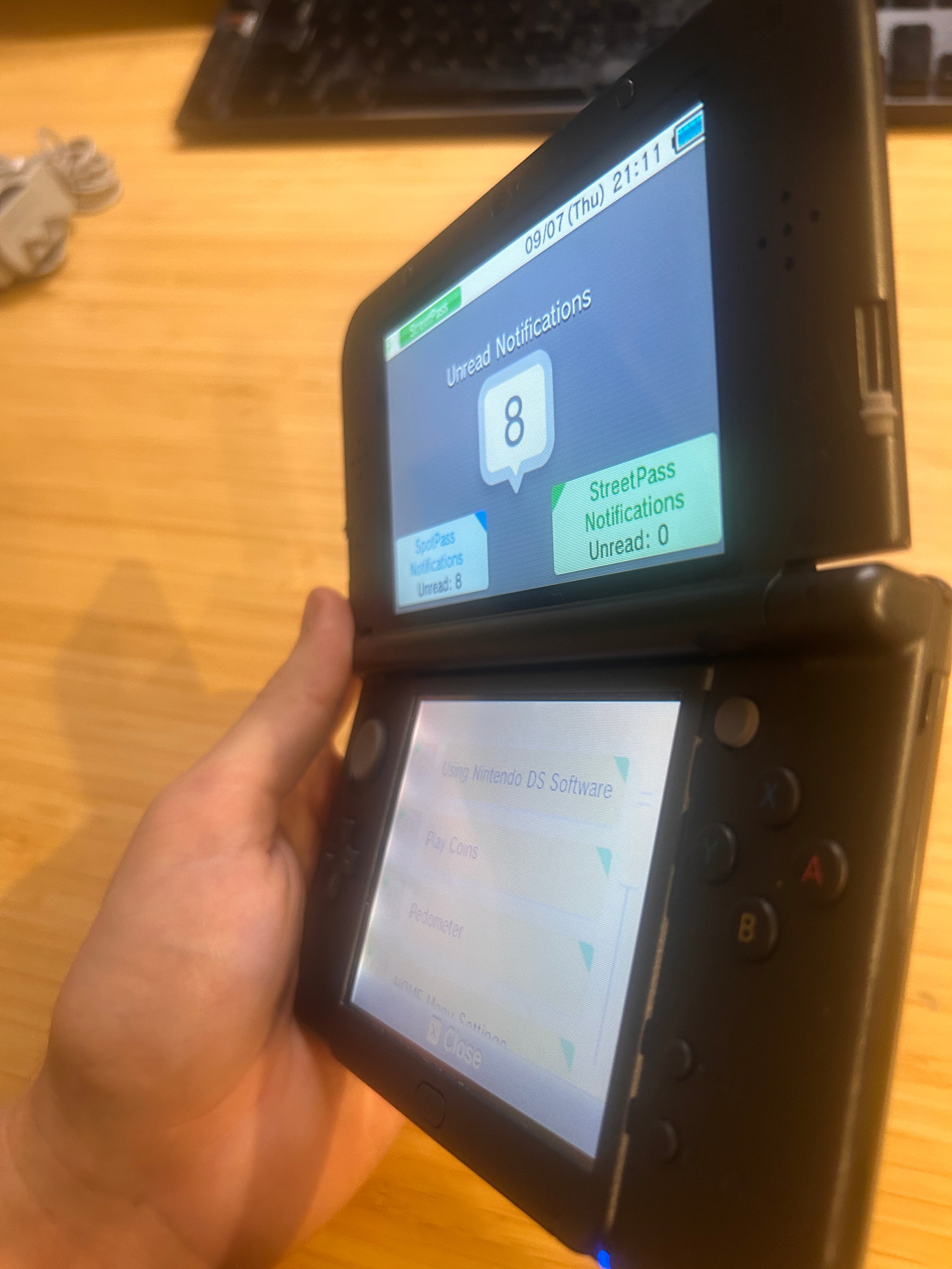 Metallic Black New 3DS XL Console, Top IPS, PAL, Complete w Boxes & Charger